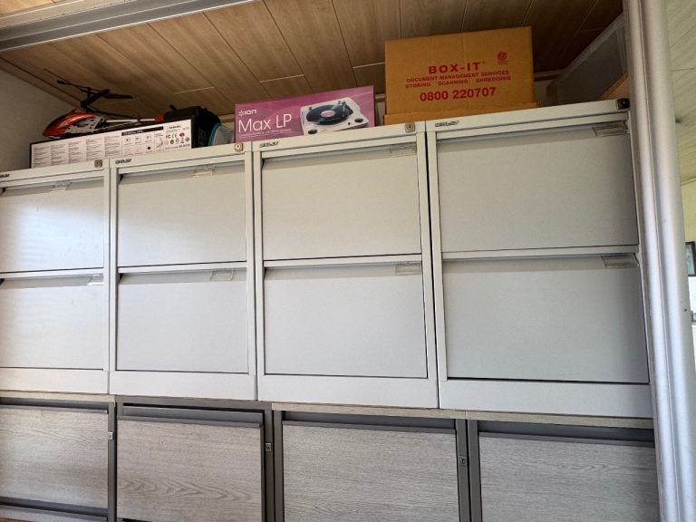 All sorts of filing cabinets 