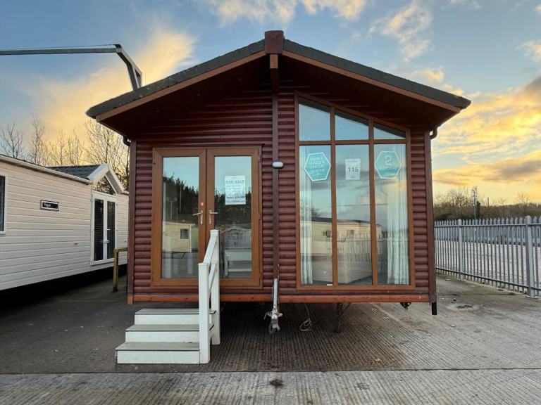 Resi Spec 2 Bed Static Caravan - DG, CH, Wood Exterior, Bath - Offsite, Own Land
