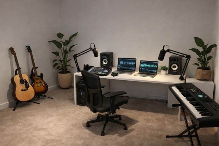 Music Room - Creative Space - Storage