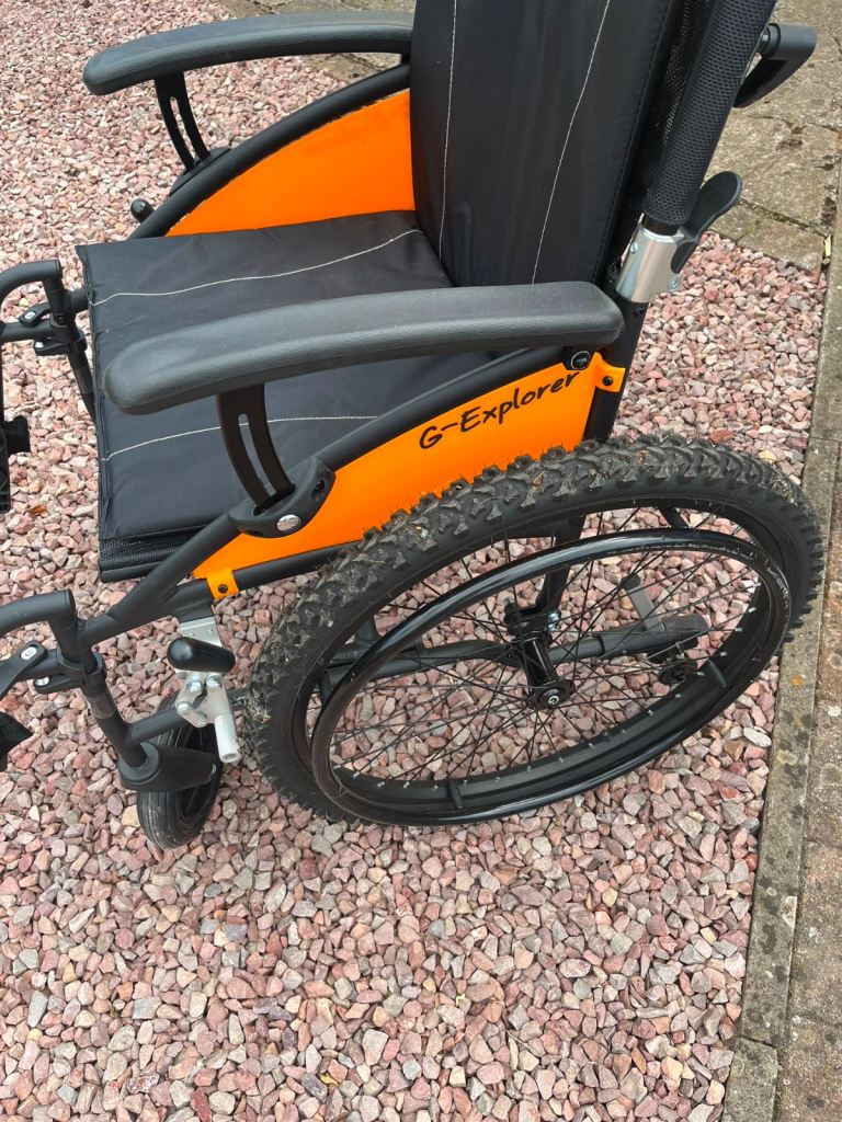 G-Explorer Lightweight Wheelchair with Mountain Bike Tyres