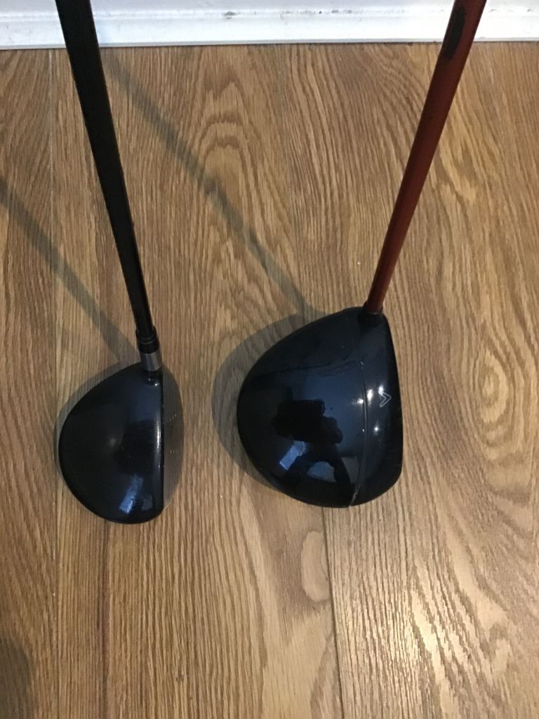 Callaway driver and 5 wood 