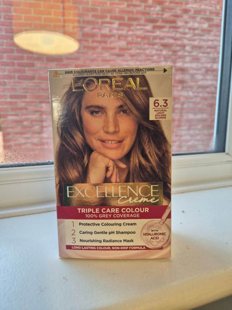 image for L'Oréal Excellence permament hair dye 6.3 natural light golden blonde
