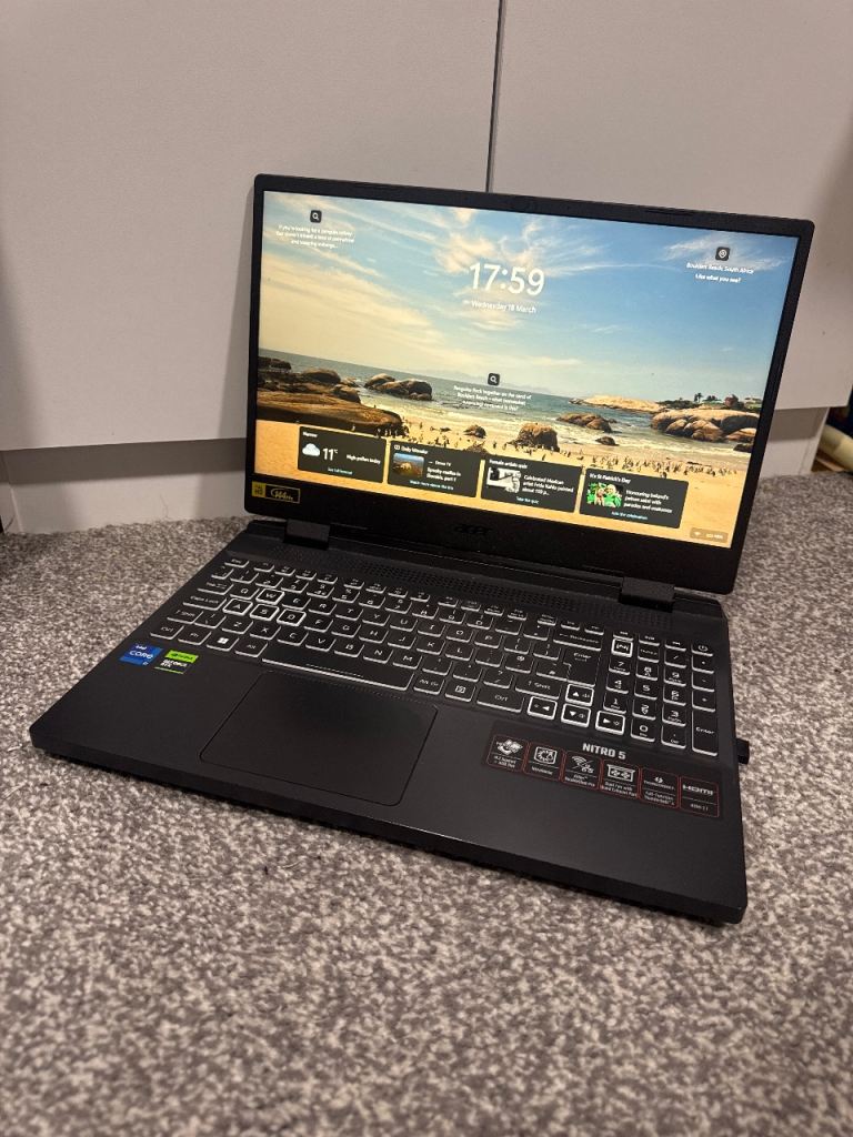 Acer Nitro 5 Gaming Laptop - i7-12650H, RTX 6GB, 16GB RAM, ~1TB SSD, 144Hz - Great Condition