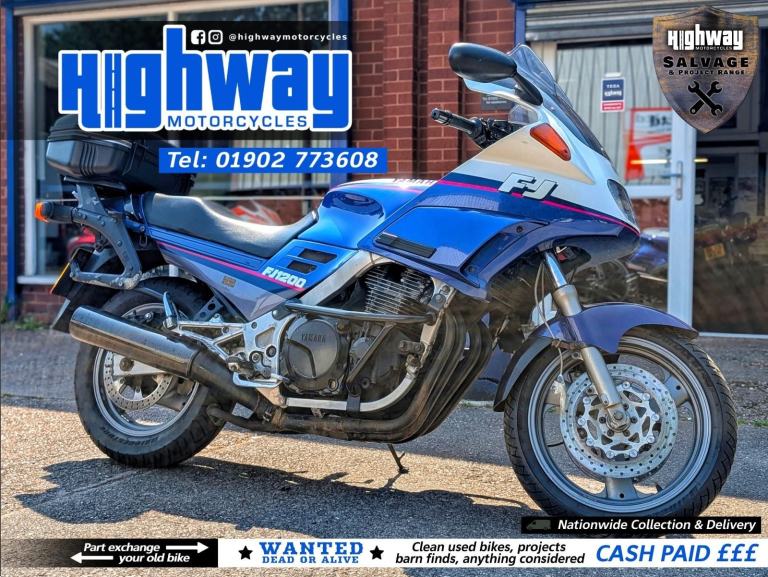 1992 Yamaha FJ1200 Spares or Repairs Project Bike (Read Description)