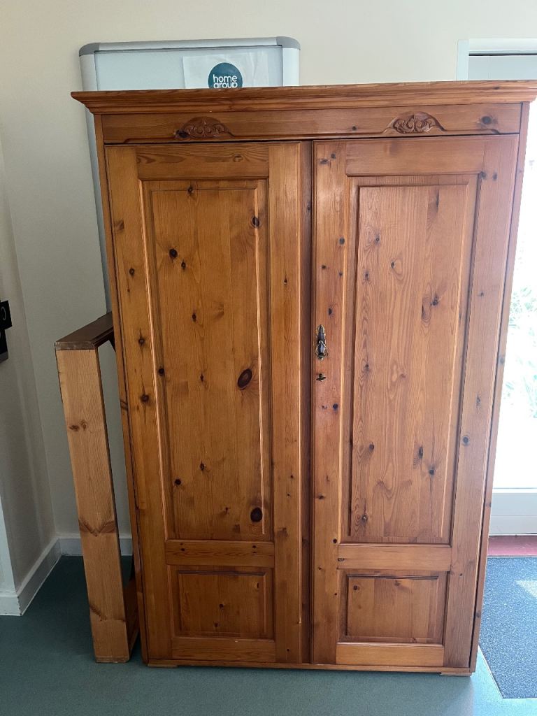 Brand Jaycee Furniture Pine Wardrobe – Good Condition