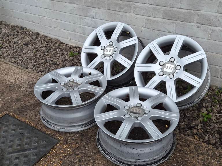 🌟Genuine Seat 16 inch alloy wheels 5x112  SEAT CADDY GOLF PASSAT LEON