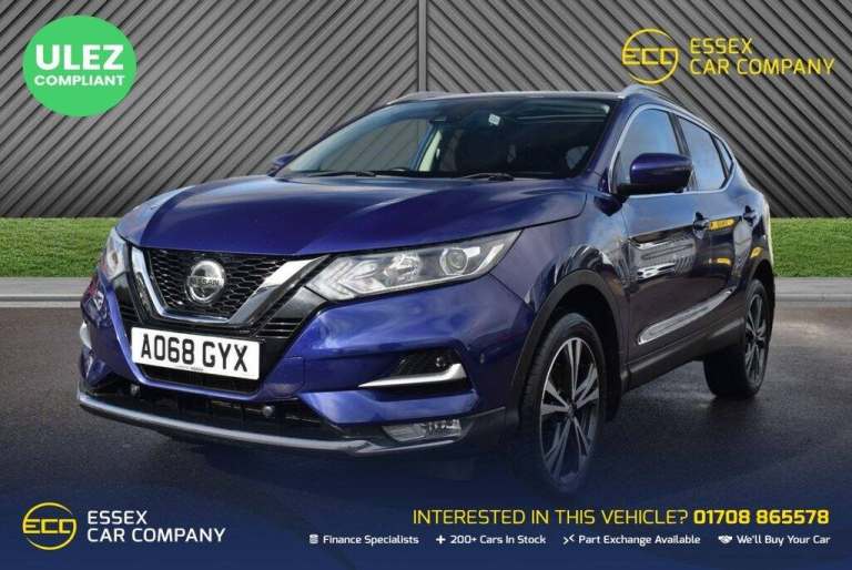 2018 Nissan Qashqai 1.2 DiG-T N-Connecta 5dr HATCHBACK PETROL Manual