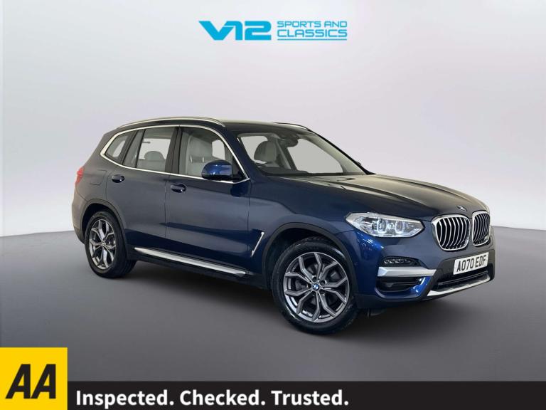 2020 BMW X3 2.0 20i GPF xLine SUV 5dr Petrol Auto xDrive Euro 6 (s/s) (184 ps) SUV Petrol Automatic