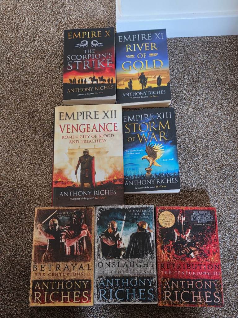 image for Anthony Riches roman historical fiction books x 7 collection Salhouse