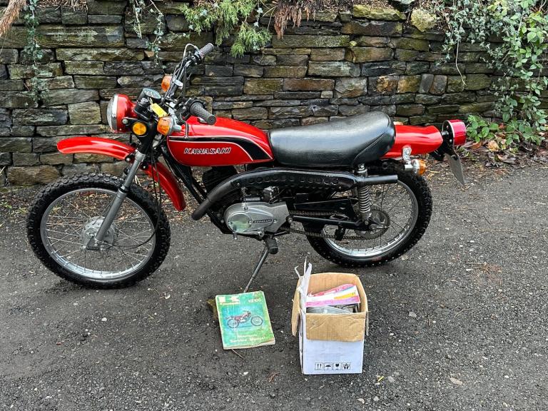 1974 Kawasaki KE KE 100 Classic Trail Motorcycle  Classic Petrol Manual