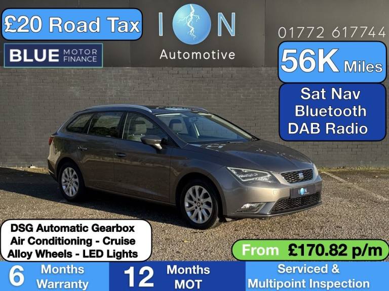 2015 SEAT Leon 1.6 TDI CR SE Sport Tourer Estate DSG Auto  *20 Tax, Nav,Sat Nav, LED light Estate...