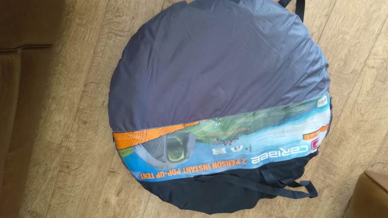 Unused 2 person pop-up tent 