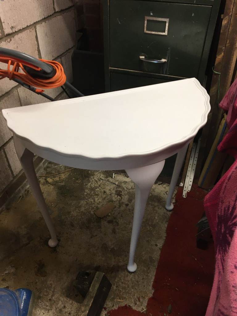 Half round hall table ( £ 35 ono) 