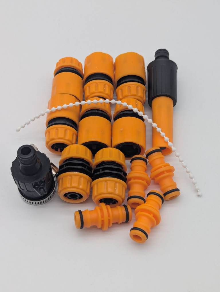 Garden Hose Connector & Tap Adapter Kit – Quick Connect Fittings