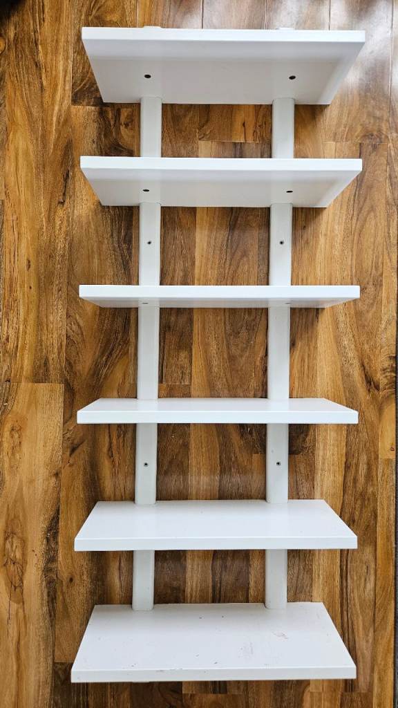 VÄRDE white 50x140 cm wall shelf
