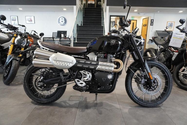 Triumph Scrambler 1200X, 2025, Jet Black. IN STOCK NOW