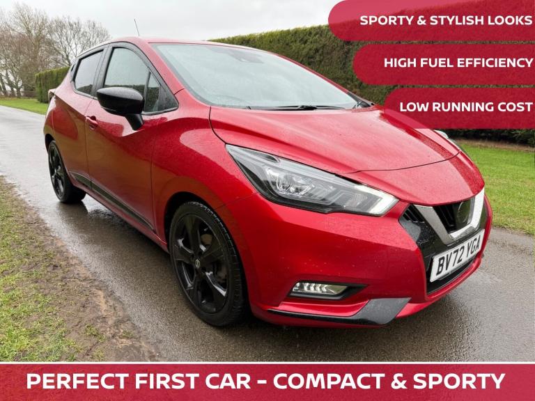 2022 Nissan Micra 1.0 IG-T 92 N-Sport 5dr HATCHBACK Petrol Manual