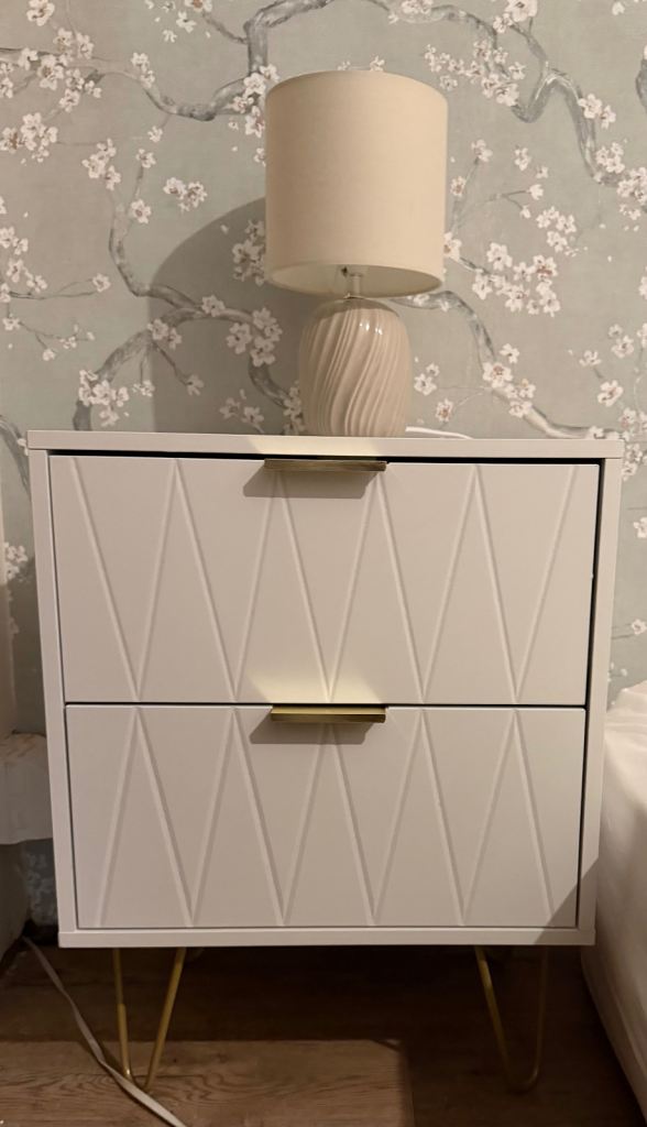 Bedside tables x2