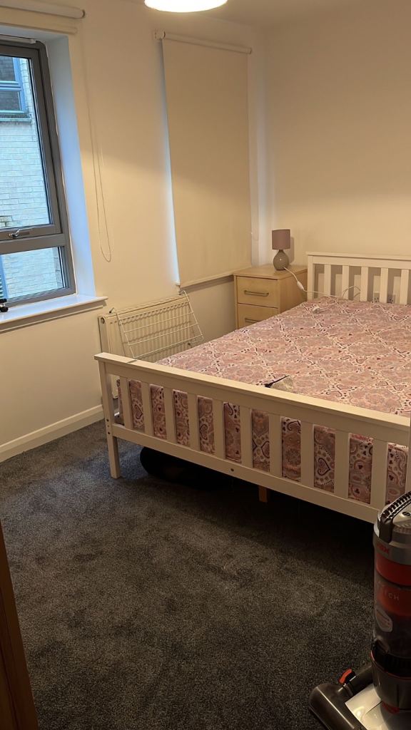 Double bed with mattress 