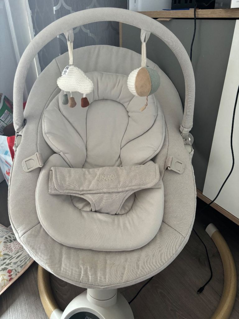 Mamas & Papas Baby Rocker/Bouncer with Remote - As Good As New