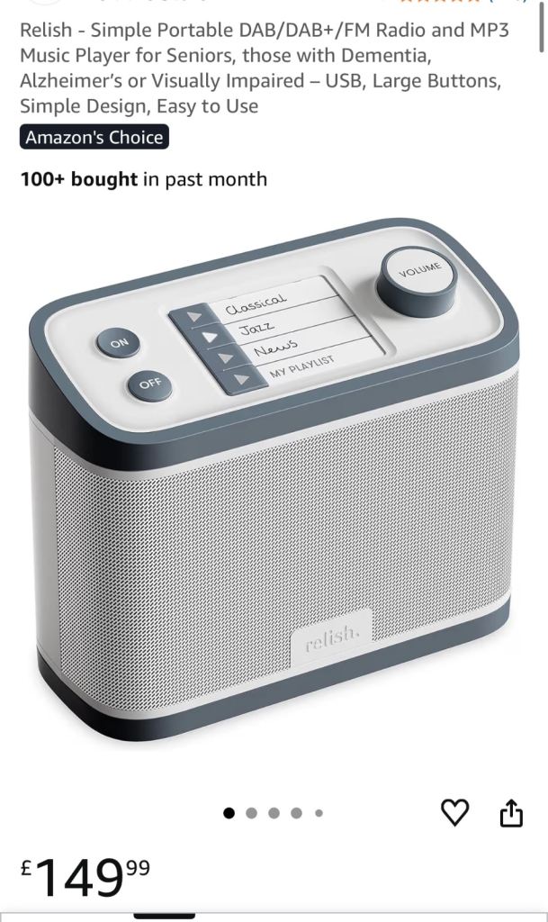 Relish radio Easy for the elderly 