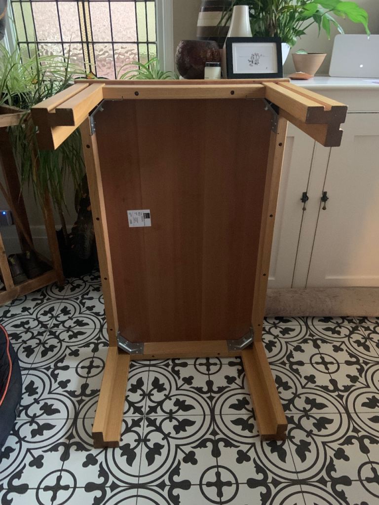 Solid oak coffee table