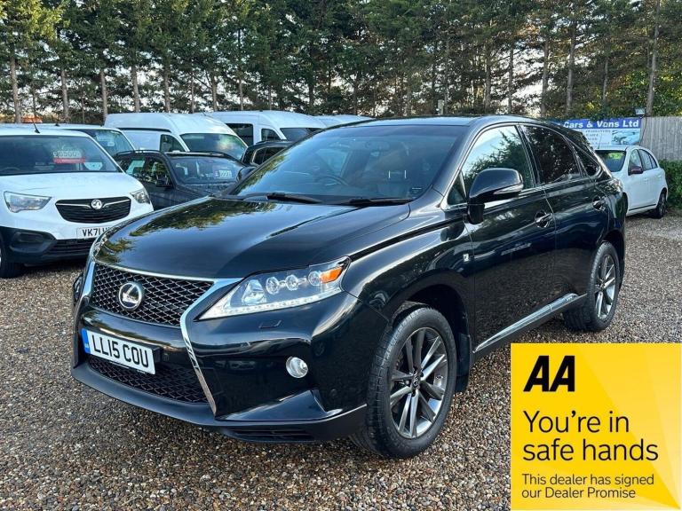 2015 Lexus RX 3.5 450h V6 F Sport CVT 4WD Euro 5 (s/s) 5dr ESTATE Petrol/Electric Hybrid Automatic