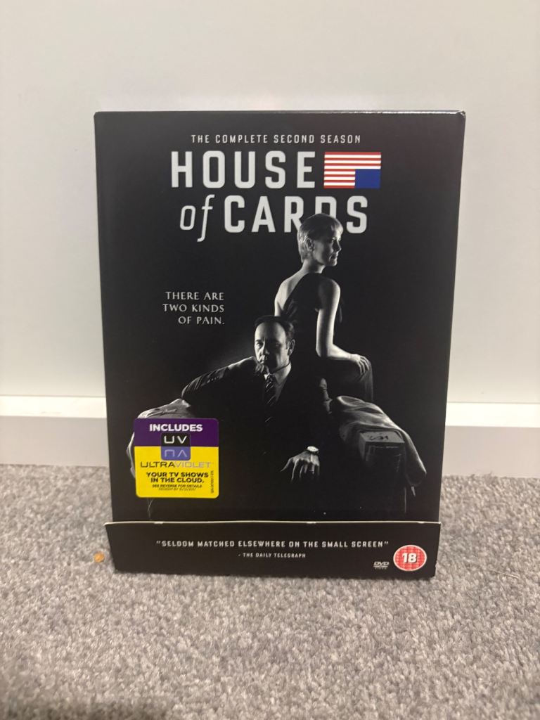 House of cards season 2 DVD 