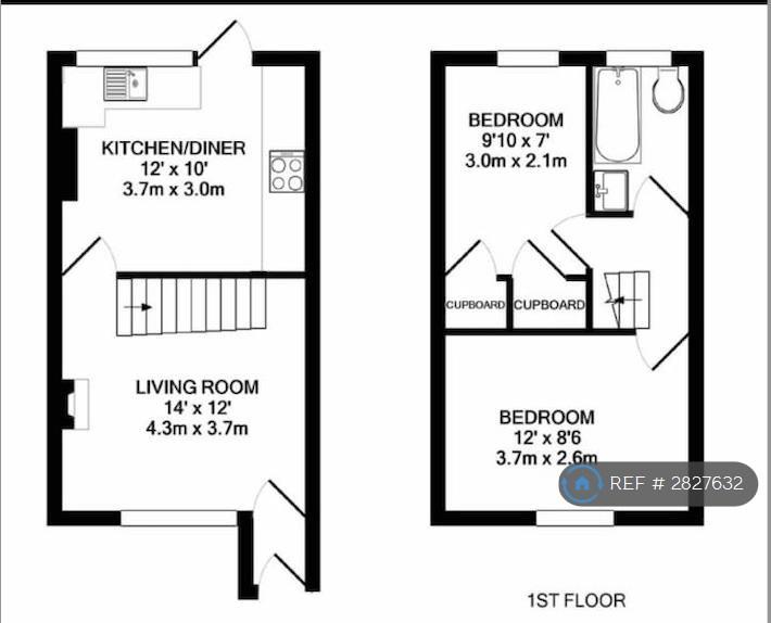 2 bedroom house in Waterloo Road, Sutton, SM1 (2 bed) (#2827632)