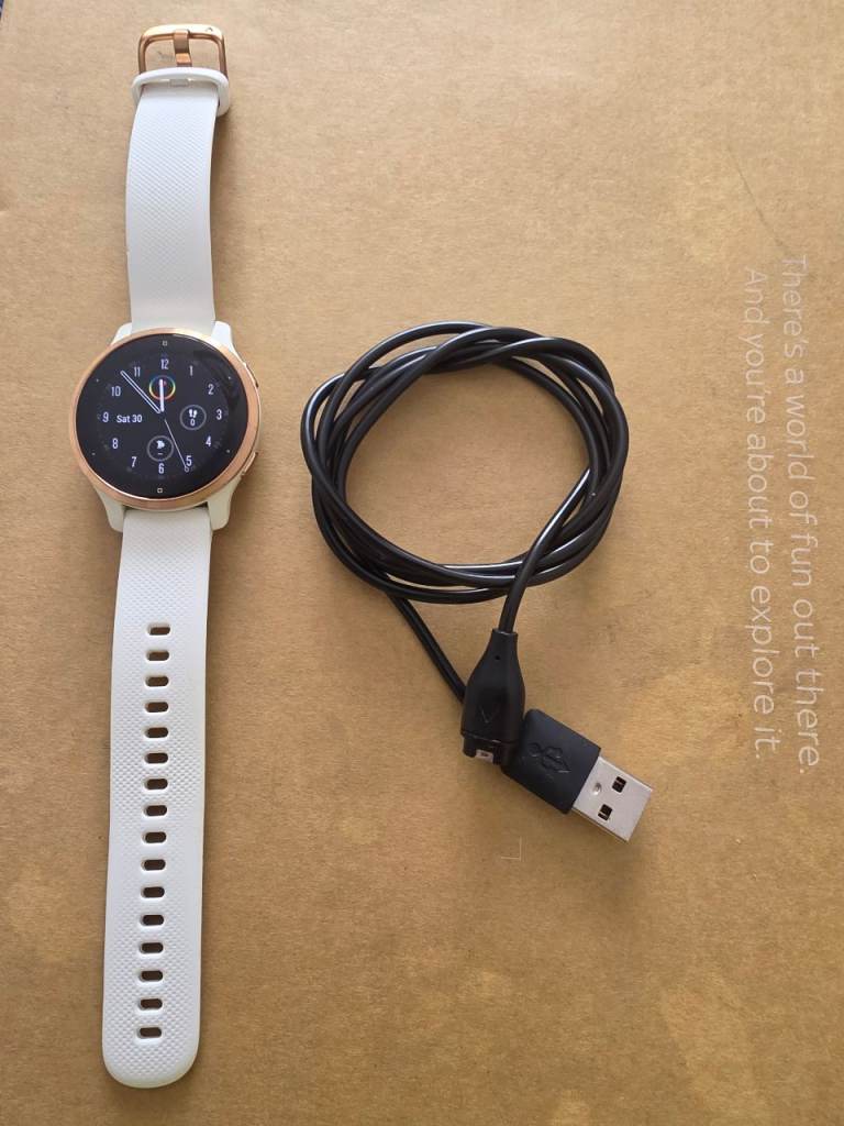 Garmin Venu 2S white & rose gold