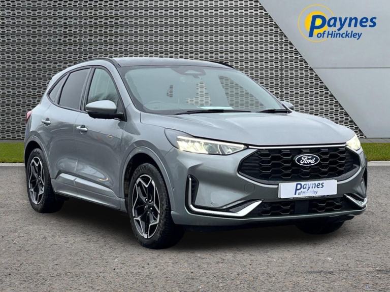 2024 Ford Kuga ST-Line X 2.5 fHEV Hybrid Auto in Solar Silver, 1 Owner, FSH