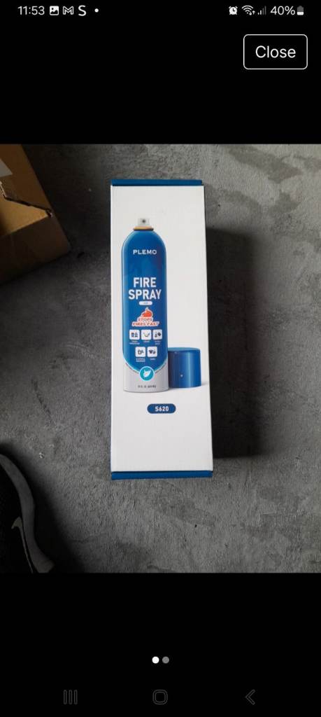 Fire extinguisher can brilliant