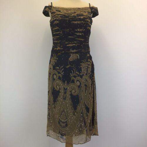 Brand new - PRONOVIAS Dress Grey Silk Embellished Occasion Cocktail Christmas Parties RRP £599