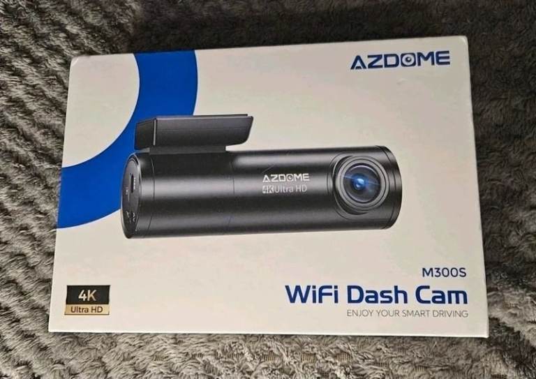Azdome M300S 4K Dash Cam Front and Rear, 5G Wifi GPS Night Vision Free 64GB TF