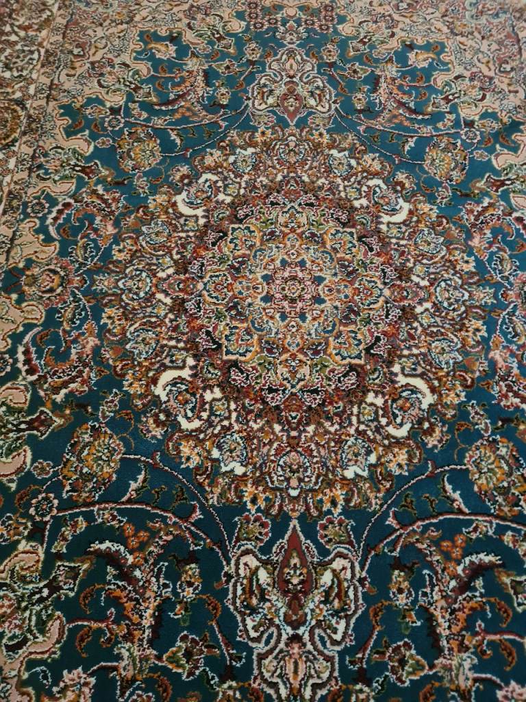 Traditional blue Moroccan style rug 