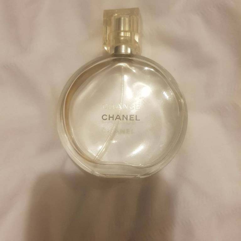 Chanel Chance empty perfume bottle