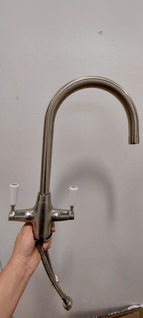 Kitchen tap brushed nickel