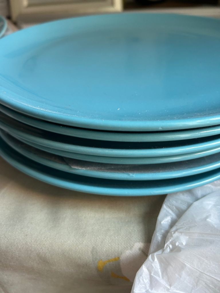 IKEA FÄRGRIK 18-Piece Dinnerware Set - Blue, Brand New