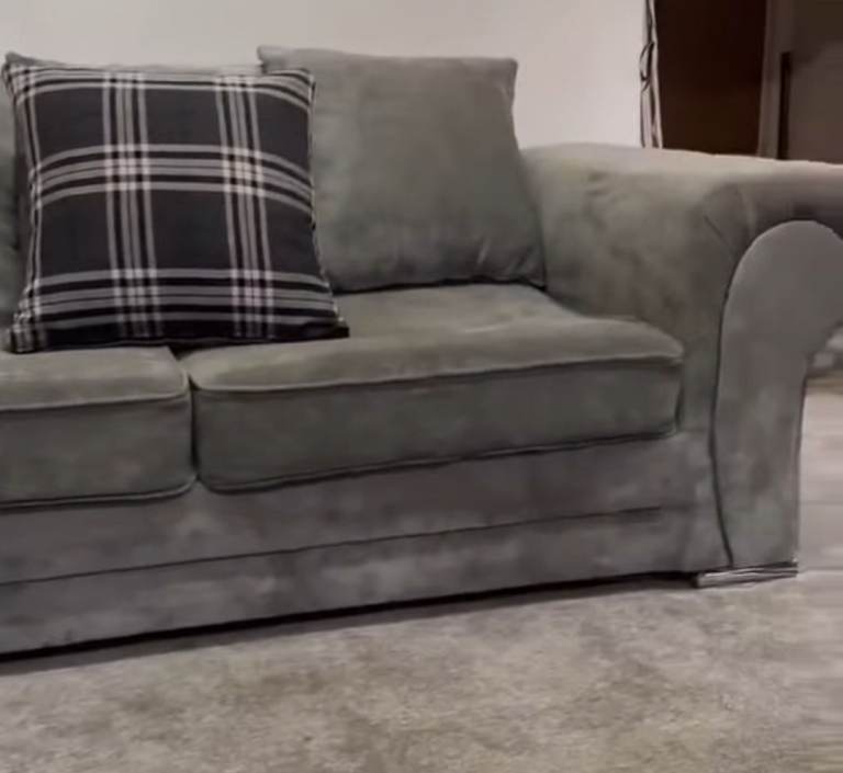 2 seater grey sofa