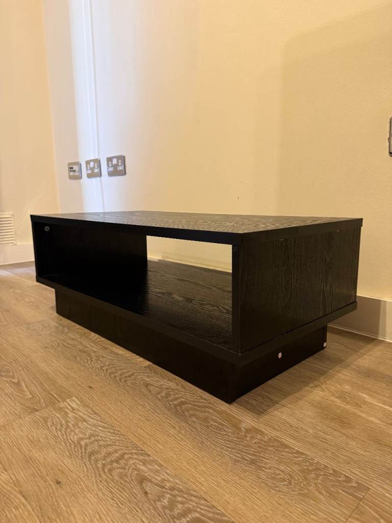 Argos Coffee Table / TV Stand Black – 2 Years Old – Good Condition