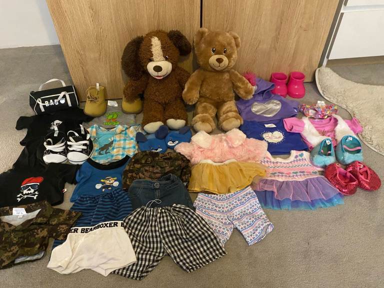 Build-A-Bear Bundle – Huge Clothing & Accessories Set – £25 the Lot