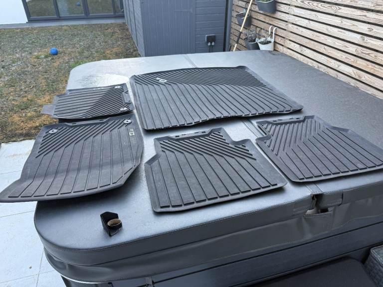 Audi Original Q4 E-Tron All-Weather Rubber Mats - Full Set Front, Rear and Boot liner