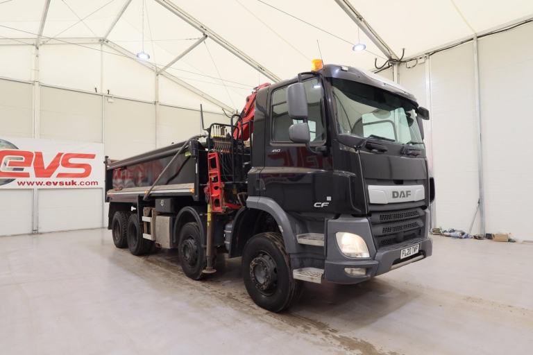 2020 (20 PLATE) DAF CF450 8x4 Euro 6 Tipper Grabs