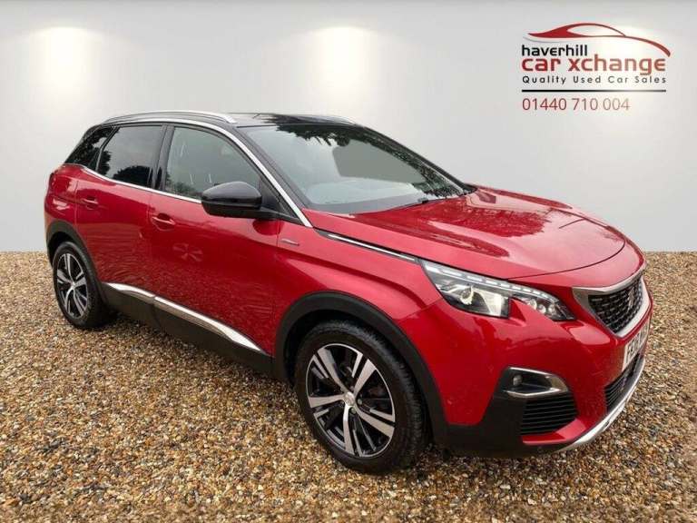 2018 Peugeot 3008 1.5 BlueHDi GT Line SUV 5dr Diesel Manual Euro 6 (s/s) (130 ps) Diesel Manual