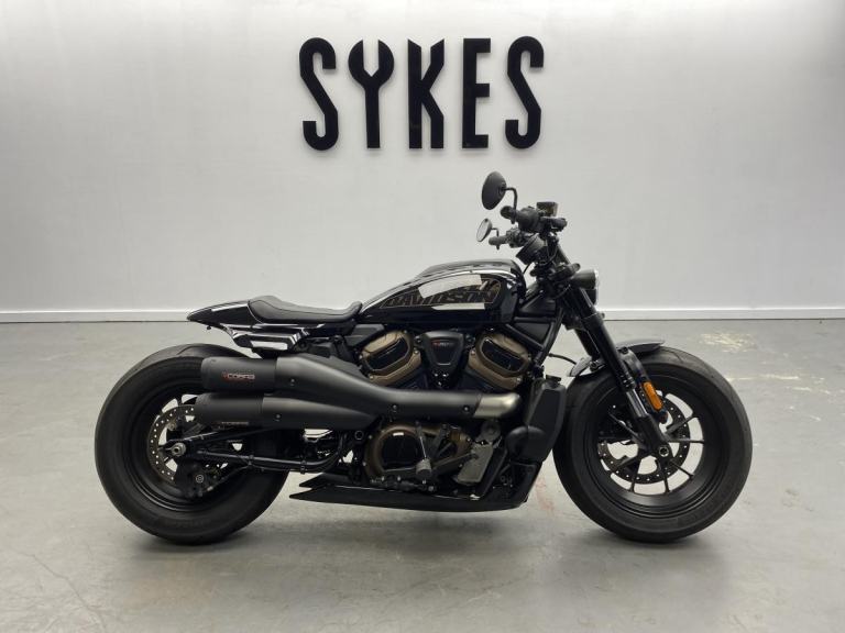 2022 Harley-Davidson RH1250S Sportster S in Vivid Black, Cobra Exhausts
