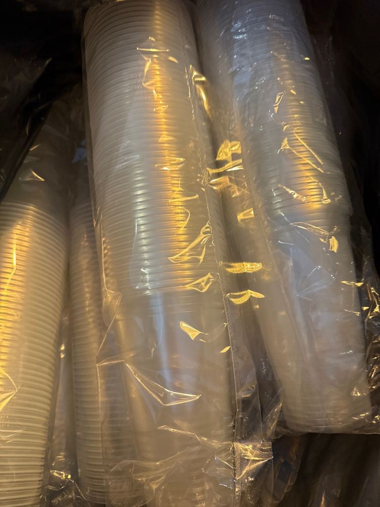 Clear Plastic Cups - New, Unused
