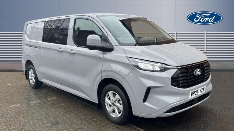 2025 Ford Transit Custom 320 L2 Diesel Fwd 2.0 EcoBlue 136ps H1 Double Cab Van Limited Auto Crew ...
