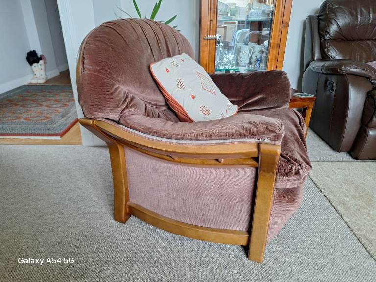 Armchair, now surplus to our needs