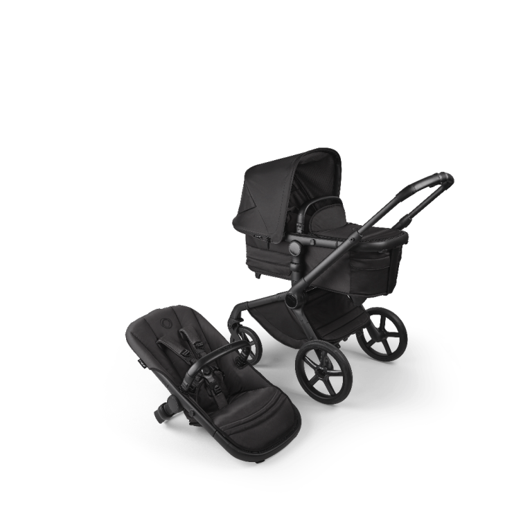 Bugaboo Complete Fox 5 Noir Pushchair – Black Moonlight Pram stroller
