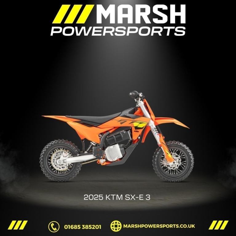 KTM SX-E 3 Electric MX 2025 - KTM Main Dealer - Reserve Now!
